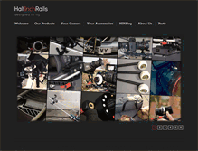Tablet Screenshot of halfinchrails.com